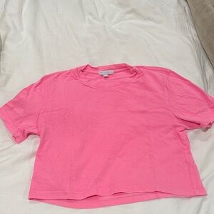 Beyond Yoga pink cropped tee
